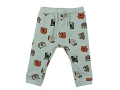 Name It sweatpants iceberg green animal print